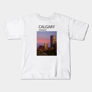 Calgary Alberta Canada Gift for Canadian Canada Day Present Souvenir T-shirt Hoodie Apparel Mug Notebook Tote Pillow Sticker Magnet Kids T-Shirt